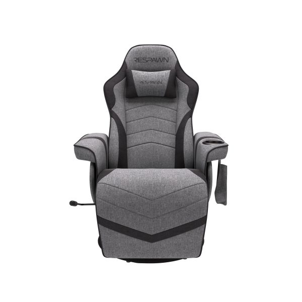 RESPAWN 900 Gaming Recliner   Reclining Gaming Chair with Footrest, Gaming Chair Recliner, Grey / Black - Image 5