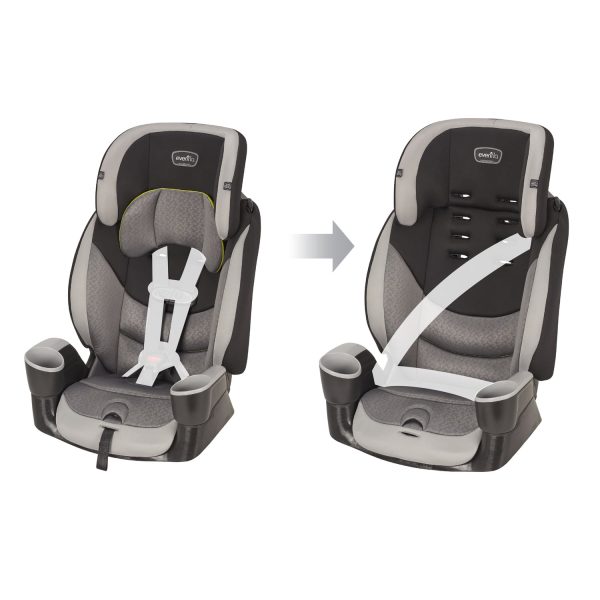 Evenflo Maestro Sport Harness Toddler 2-in-1 Booster Car Seat, Crestone Peaks - Image 4