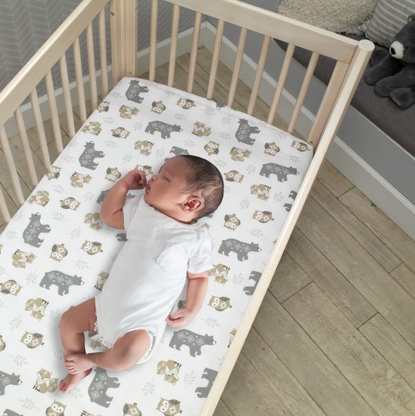 Lambs   Ivy Woodland Forest Infant Newborn Owl Cotton Embroidered Bedding Sets, Crib, Multicolor, 5-Pieces - Image 5