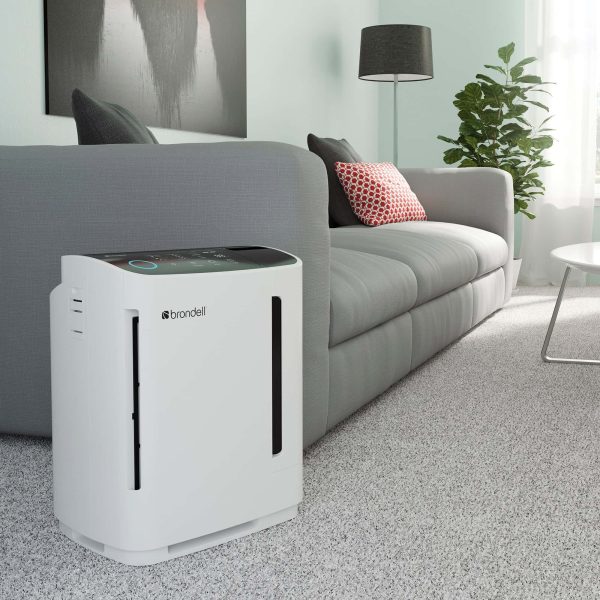 Brondell O2+ Revive 5-Speed White True HEPA Air Purifier (Covers: 627.5-sq ft) - Image 5