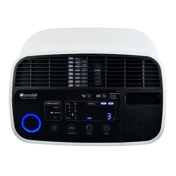 Brondell O2+ Revive 5-Speed White True HEPA Air Purifier (Covers: 627.5-sq ft) - Image 3