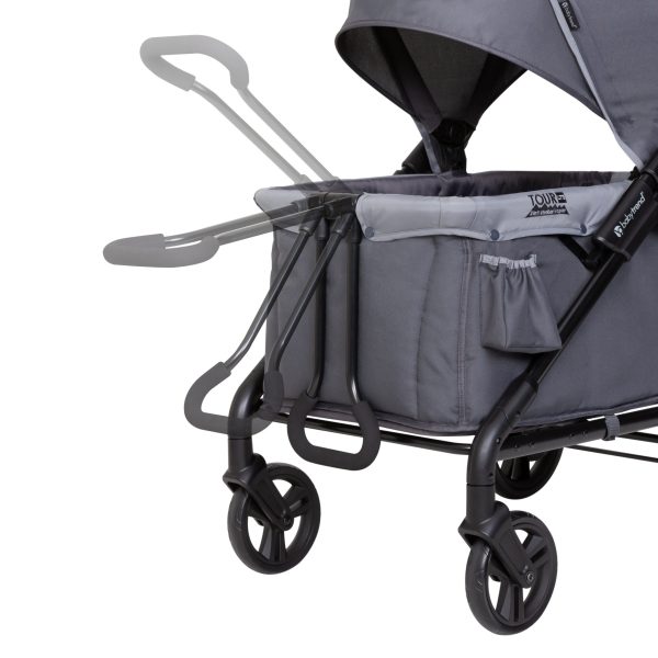 Baby Trend Tour LTE 2-in-1 Stroller Wagon   Desert Grey - Image 5