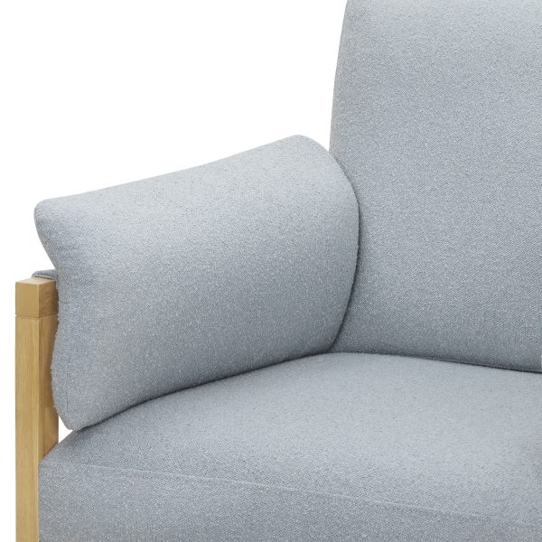 Beautiful Wrap Me Up Accent Chair With Removable Cushions by Drew, Cornflower Blue - Image 9