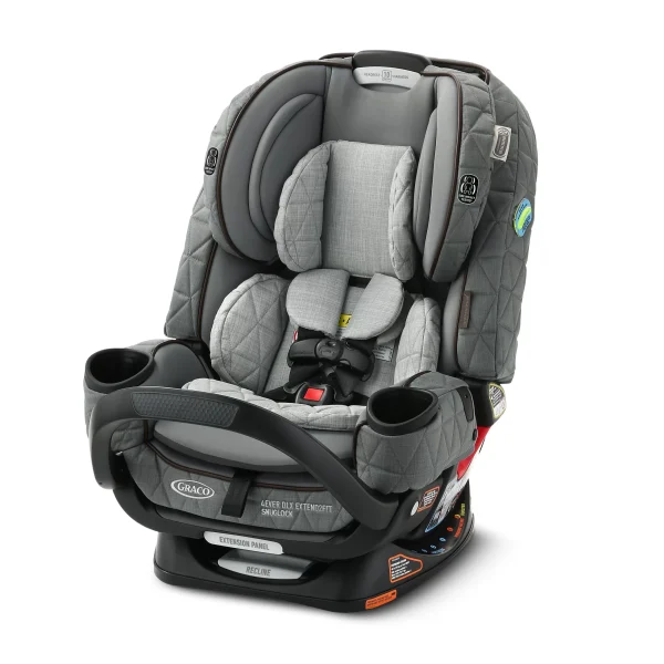 Graco Premier 4Ever DLX Extend2Fit SnugLock 4-in-1 Car Seat featuring Anti-Rebound Bar, Midtown Collection   Midtown