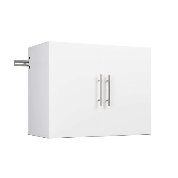 HangUps 30-in W x 72-in H Wood Composite White Wall-mount Utility Storage Cabinet - Image 10