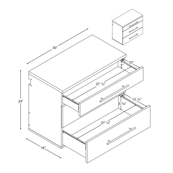 HangUps 30-in W x 72-in H Wood Composite White Wall-mount Utility Storage Cabinet - Image 5