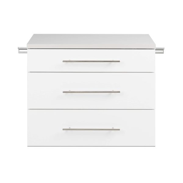 HangUps 30-in W x 72-in H Wood Composite White Wall-mount Utility Storage Cabinet - Image 3