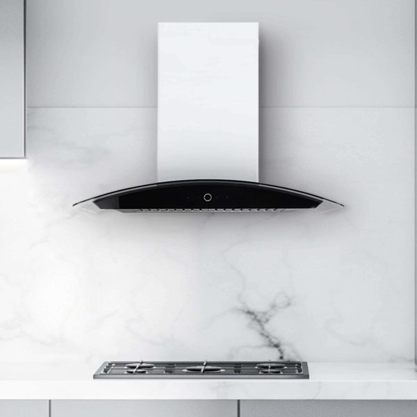 Hauslane Chef 30-in 450-CFM Convertible Stainless Steel Wall-Mounted Range Hood - Image 2