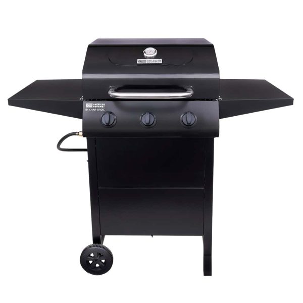 Gourmet Black 3-Burner Liquid Propane Gas Grill