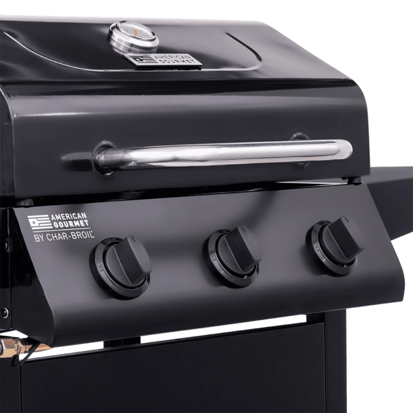 Gourmet Black 3-Burner Liquid Propane Gas Grill - Image 4