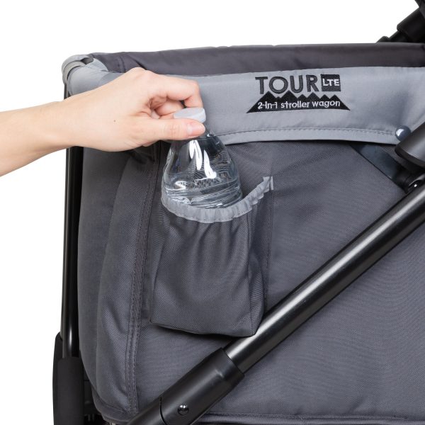 Baby Trend Tour LTE 2-in-1 Stroller Wagon   Desert Grey - Image 9