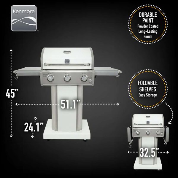 Pearl 3-Burner Liquid Propane Gas Grill - Image 7