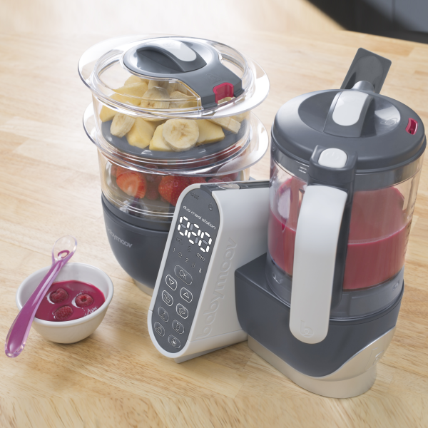 Babymoov Duo Meal Station: 6-in-1 Food Processor, Grey - Image 7
