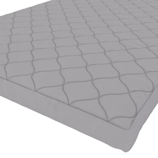 DHP Value 6 Inch Thermobonded Polyester Filled Quilted Top Bunk Bed Mattress, Full, Gray - Image 4