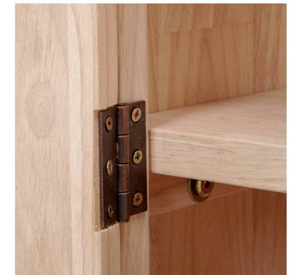 International Concepts 51 in. H Solid Wood Pantry in Unfinished Wood - Image 2