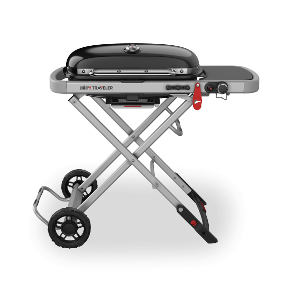 Traveler Portable Propane Gas Grill, Black