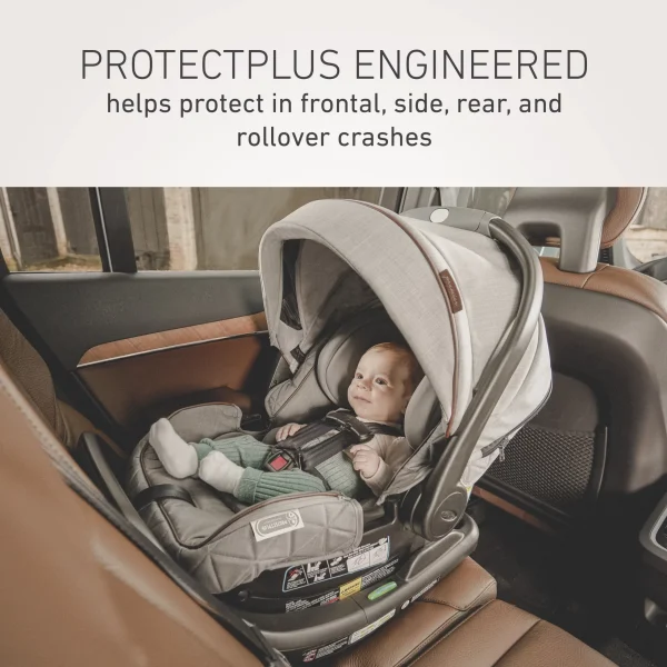 Graco Premier SnugRide SnugFit 35 XT Infant Car Seat, Midtown Collection- Midtown - Image 3