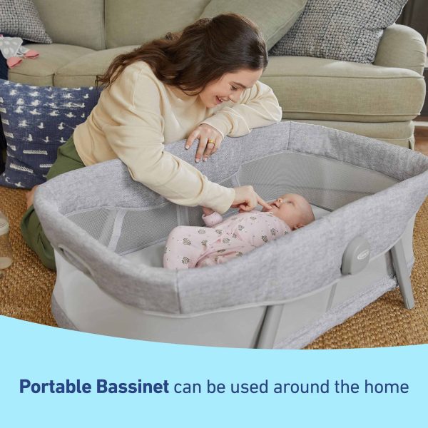 Graco DreamMore 3-in-1 Portable Bassinet and Travel Crib   Beau - Image 5