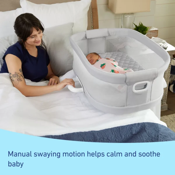 Graco DreamMore Bedside Bassinet Deluxe with Calming Motion   Skyler - Image 5