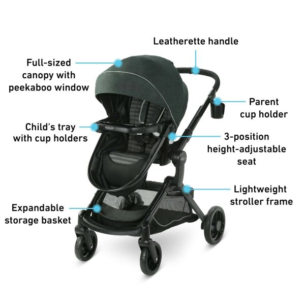 Graco Modes Nest DLX Travel System   Raven - Image 2
