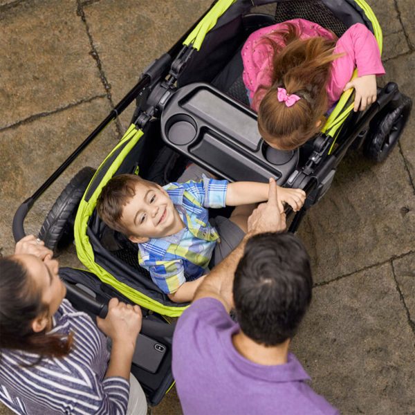 Evenflo Pivot Xplore All-Terrain Stroller Wagon (Wayfarer Black) - Image 10