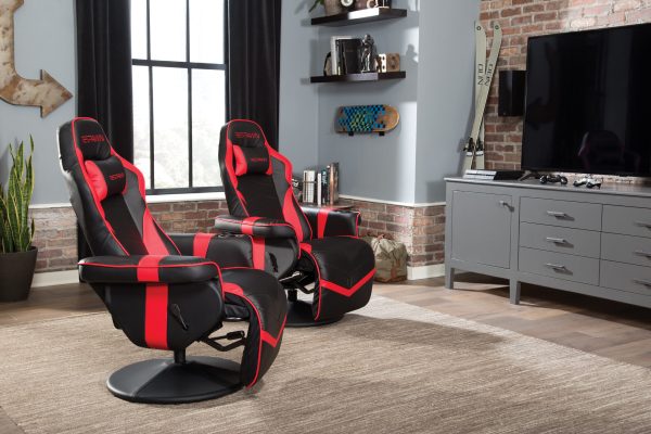 RESPAWN 900 Gaming Recliner   Reclining Gaming Chair with Footrest, Gaming Chair Recliner, Red - Image 5