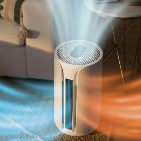 Blueair   ComfortPure Most Powerful 3-in-1 HEPASilent T10i Air Purifier: Heat + Cool + Purify   Gray - Image 6