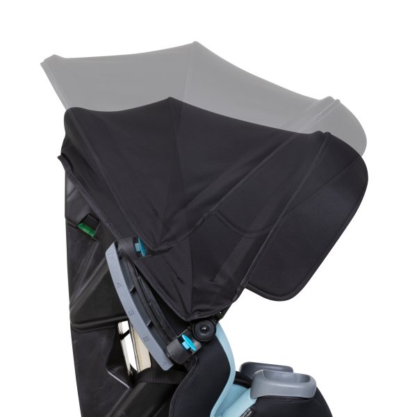 Baby Trend Cover Me 4-in-1 Harness Convertible Car Seat, Solid Print Desert Blue - Image 8