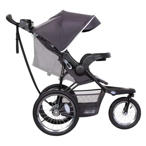 Baby Trend Xcel-R8 PLUS Jogging Stroller, Liberty Grey - Image 6