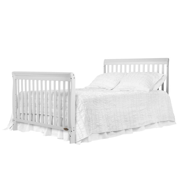 Dream On Me Ashton Convertible 5-in-1 Crib, White - Image 5