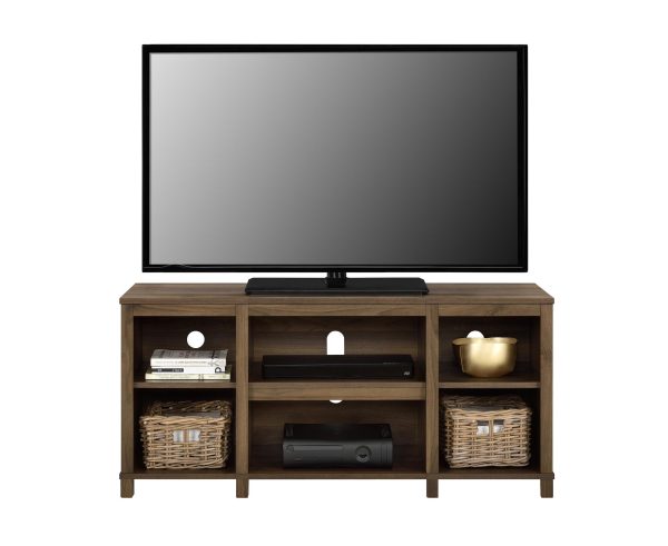 Parsons TV Stand for TVs up to 50 , Canyon Walnut - Image 4
