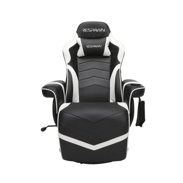 RESPAWN 900 Gaming Recliner   Reclining Gaming Chair with Footrest, Gaming Chair Recliner, White - Image 8