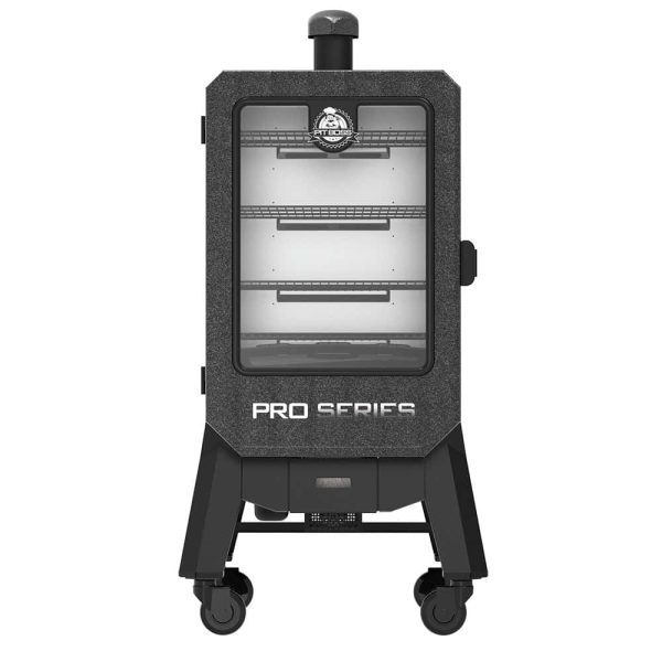 Pro Series 1077-Sq in Black Sand Pellet Smoker