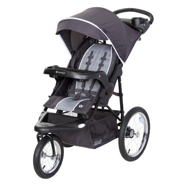 Baby Trend Xcel-R8 PLUS Jogging Stroller, Liberty Grey - Image 2
