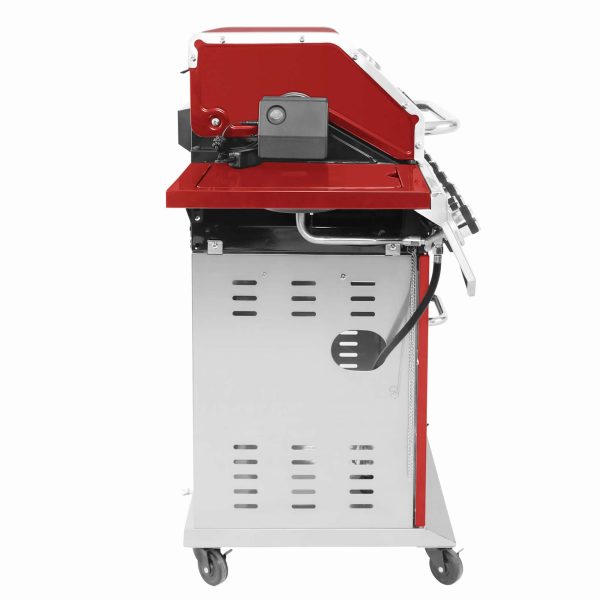 Red 5-Burner Liquid Propane Infrared Gas Grill with 1 Side Burner - Image 17