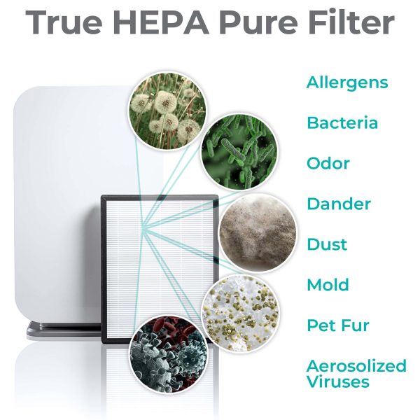 Alen BreatheSmart Flex 4-Speed Ionic Brown True HEPA Air Purifier ENERGY STAR (Covers: 700-sq ft) - Image 6