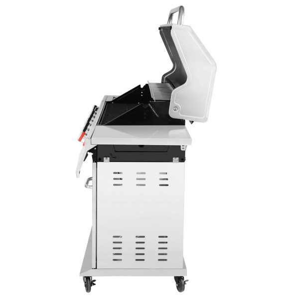 Stainless Steel 6-Burner Liquid Propane Gas Grill with 1 Side Burner - Image 17