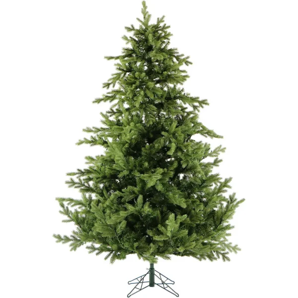 Fraser Hill Farm 7.5-ft Woodside Pine Artificial Christmas Tree