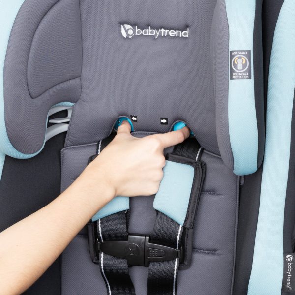 Baby Trend Cover Me 4-in-1 Harness Convertible Car Seat, Solid Print Desert Blue - Image 7