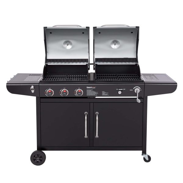 Black and Silverred Combo Grill - Image 2