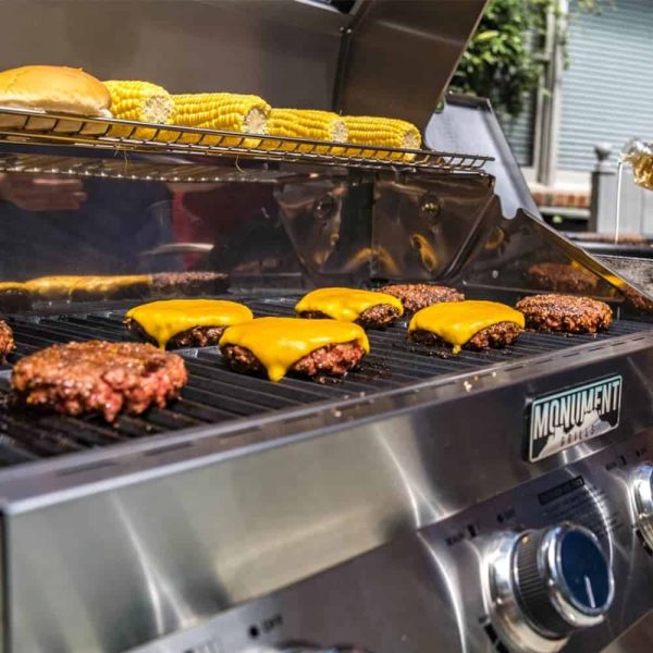 Clearview Stainless Steel 4-Burner Liquid Propane and Natural Gas Grill with 1 Side Burner - Image 13