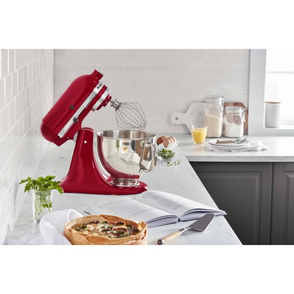 Artisan Series 5-Quart 10-Speed Empire Red Residential Stand Mixer - Image 6