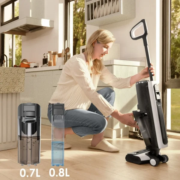 Floor Washer Pet Cordless Mop   Vacuum Cleaner   5 Series   Black - Image 6