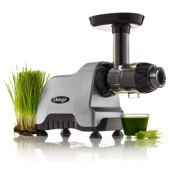 Omega Compact Slow Speed Multi-Purpose Nutrition Center Juicer, Silver, CNC80S