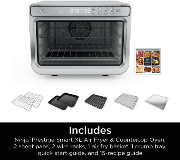 Prestige Smart XL with Pro Cook System 10-in-1 Air Fry Digital Countertop Convection Toaster Oven, 1800 Watts, Stainless Steel, DT551 - Image 2