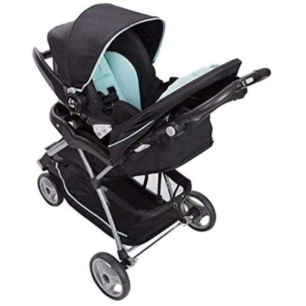 Baby Trend EZ Ride 35 Travel System, Doodle Dots - Image 3
