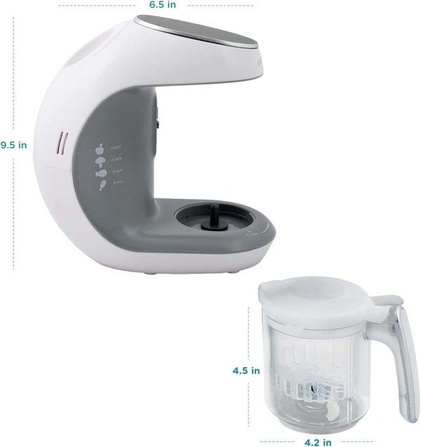 EVLA S Baby Food Maker, Healthy Homemade Baby Food in Minutes, White - Image 4