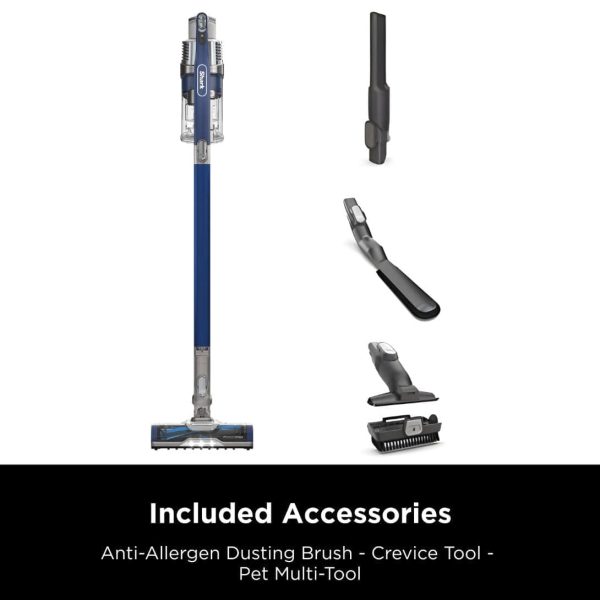IZ363HT Anti-Allergen Pet Power Cordless Stick Vacuum Self-Cleaning Brushroll, PowerFins, 50min Runtime, Blue - Image 7