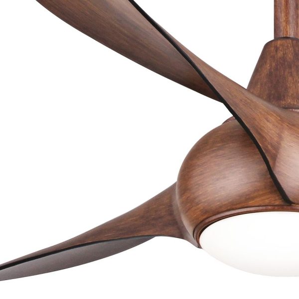 Minka Aire Light Wave Koa Indoor LED Ceiling Fan 52  with Remote - Image 5