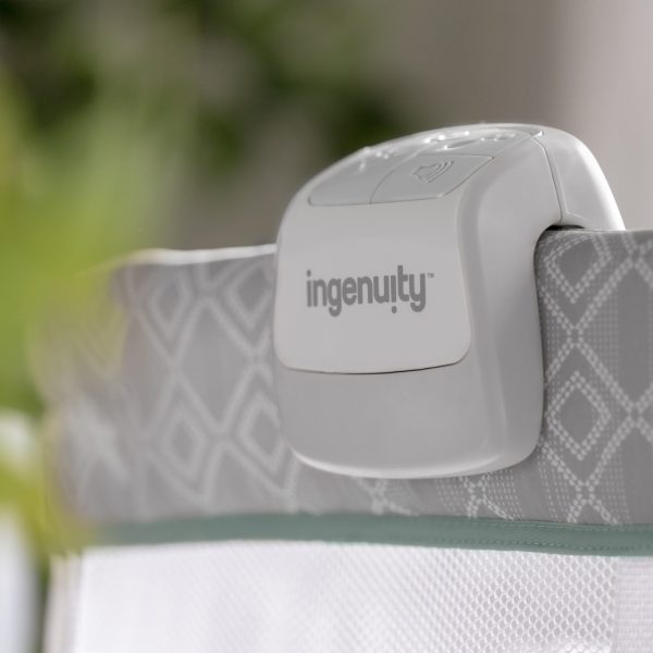 Ingenuity Dream   Grow Bedside Baby Bassinet 2-Mode Crib 0-12 Months, Adjustable Height   Tesse (Green) - Image 8
